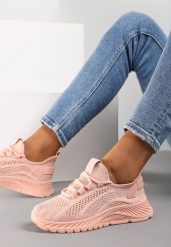 Różowe Buty Sportowe Telephica. Czerwone buty sportowe na co dzień damskie Renee, bez wzorów, na fitness i siłownię. Za 59.99 zł.
