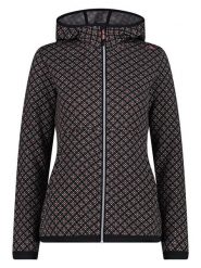 CMP Kurtka polarowa w kolorze czarnym ze wzorem rozmiar: 44. Czarne kurtki damskie CMP, s, bez wzorów, z materiału, bez kaptura. Za 169.67 zł.