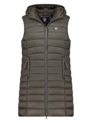 Canadian Peak Kamizelka pikowana "Vakitaleak" w kolorze khaki rozmiar: XL. Brązowe kamizelki damskie Canadian Peak, xl. Za 136.13 zł.