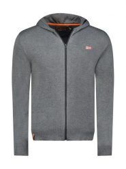 Geographical Norway Kardigan "Felinood" w kolorze antracytowym rozmiar: XL. Czarne kardigany męskie Geographical Norway, xl, bez wzorów, bez kołnierzyka. Za 105.38 zł.