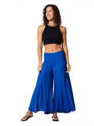 Aller Simplement Spodnie w kolorze niebieskim rozmiar: 38-42. Niebieskie spodnie materiałowe damskie Aller Simplement, bez wzorów, z materiału, klasyczne, z standardowym stanem. Za 56.99 zł.