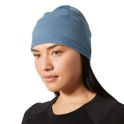 Czapka Helly Hansen Versalite. Niebieskie czapki męskie Helly Hansen, bez wzorów, z elastanu. Za 161.00 zł.