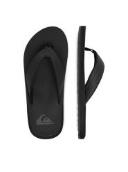 Quiksilver Japonki CEO-MIAMI-01 Czarny. Czarne klapki i japonki męskie Quiksilver, z materiału. Za 99.99 zł.