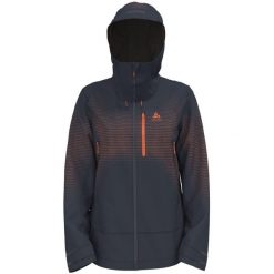 Kurtka narciarska damska Odlo hardshell X-ALP 3L PK WATERPROOF. Niebieskie kurtki damskie Odlo, l, bez wzorów, z hardshellu, bez kaptura, narciarskie. W wyprzedaży za 2,599.99 zł.
