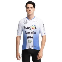 Męska koszulka kolarska z krótkim rękawem Burgos Burpellet BH x Siroko Siroko. Białe t-shirty sportowe męskie SIROKO, m, z materiału, bez ramiączek, rowerowe. Za 214.00 zł.