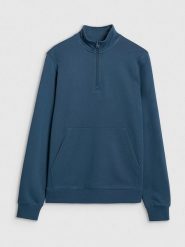 4F Bluza w kolorze niebieskim rozmiar: M. Niebieskie bluzy bez kaptura męskie 4f, m. Za 114.44 zł.