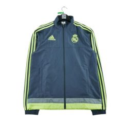 Second life - Kurtka męska Adidas Real Madrid F.C - Stan bardzo dobry. Szare kurtki treningowe męskie Adidas, l, bez wzorów, na fitness i siłownię. Za 119.24 zł.