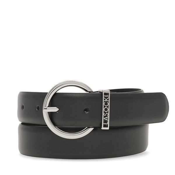 Pasek Damski Lasocki. Czarne paski damskie Lasocki, bez wzorów. Za 89.99 zł.