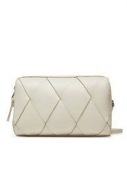 Calvin Klein Torebka Ck Woven Camera Bag K60K613002 Écru. Listonoszki damskie CALVIN KLEIN, bez wzorów, ze skóry, bez dodatków. Za 289.99 zł.