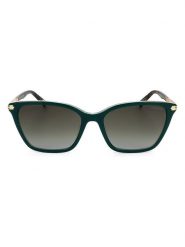 Levi's Damskie okulary przeciwsłoneczne w kolorze złoto-ciemnozielono-czarnym rozmiar: 55. Zielone okulary przeciwsłoneczne damskie Levi's. Za 144.58 zł.