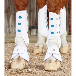 Buty przednie dla koni Premier Equine Air Cooled Original Eventing. Białe buty sportowe na co dzień damskie PREMIER EQUINE, bez wzorów, z bawełny, do jazdy konnej. Za 381.50 zł.