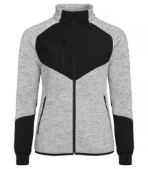 Clique Haines Women Kurtka z polaru i softshell — ciepła i praktyczna – Ash. Szare kurtki softshell damskie CLIQUE, m, bez wzorów, z dzianiny, bez kaptura. Za 279.42 zł.