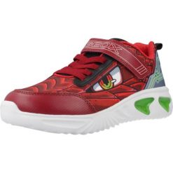 Buty GEOX J ASSISTER BOY Czerwony. Czerwone buty fitness męskie Geox, na fitness i siłownię. Za 189.99 zł.