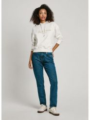 Pepe Jeans Bluza "Maddy" w kolorze kremowym rozmiar: M. Brązowe bluzy z kapturem damskie Pepe Jeans, m, z bawełny. Za 193.24 zł.