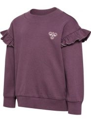 Bluza dla niemowlęcia Hummel Frill. Fioletowe bluzy i bluzki niemowlęce HUMMEL, bez wzorów, z bawełny, bez ramiączek, długie, bez kaptura. Za 139.32 zł.