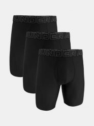 Bokserki męskie Under Armour M Perf Tech Mesh 9in Mix Mix, 3-pak. Czarne bokserki męskie Under Armour, bez wzorów, z materiału. Za 229.99 zł.