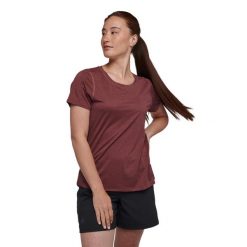 Koszulka turystyczna damska Black Diamond Lightwire SS Tech. Czerwone bluzki damskie Black Diamond, m, bez wzorów, bez kołnierzyka. Za 134.99 zł.