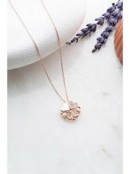 Lodie Silver Srebrny naszyjnik z elementem ozdobnym - dł. 42 cm rozmiar: onesize. Szare naszyjniki damskie Lodie Silver, srebrne. Za 85.45 zł.