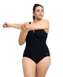 Strój kąpielowy damski jednoczęściowy kostium basen Arena Bodylift. Czarne stroje jednoczęściowe damskie Arena, s, bez wzorów. Za 271.98 zł.