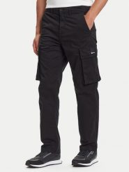 Karl Lagerfeld Jeans Spodnie materiałowe A3M10085 Czarny Regular Fit. Czarne spodnie materiałowe męskie Karl Lagerfeld Jeans, bez wzorów, z bawełny. Za 449.99 zł.