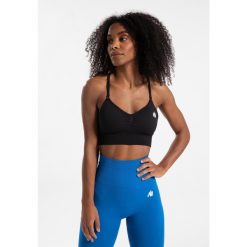 Olivia Bezszwowe Biustonosz sportowy - Czarny. Czarne biustonosze sportowe damskie GORILLA WEAR, bez wzorów. Za 191.00 zł.