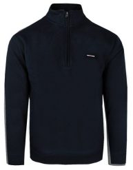 Wygodna Bluza - Pako Jeans - Rozpinany Kołnierz - Granatowa. Niebieskie bluzy bez kaptura męskie Pako Jeans, l, z bawełny. Za 195.00 zł.