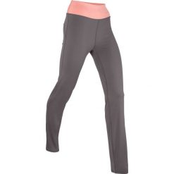 Spodnie sportowe shaping, długie, Level 1 bonprix szary łupkowy. Szare spodnie dresowe damskie bonprix, na fitness i siłownię. Za 49.99 zł.