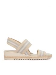 Go Soft Sandały CEO-R25AW01005 Beżowy. Brązowe sandały damskie GO SOFT, bez wzorów, z materiału, bez obcasa, na płaskiej podeszwie. Za 129.99 zł.