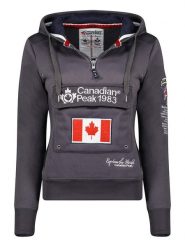 Canadian Peak Bluza "Gyrelle" w kolorze antracytowym rozmiar: S. Czarne bluzy z kapturem damskie Canadian Peak, s, z bawełny. Za 113.99 zł.