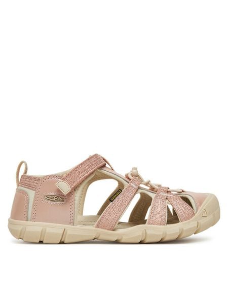 Keen Sandały Seacamp II Cnx 1030816 Złoty. Żółte sandały dziewczęce Keen, z materiału, bez zapięcia. Za 299.99 zł.