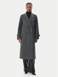 Vero Moda Płaszcz zimowy Eva 10348666 Szary ciemny Regular Fit. Szare płaszcze damskie Vero Moda, na zimę, l, bez wzorów, z syntetyku. Za 359.99 zł.