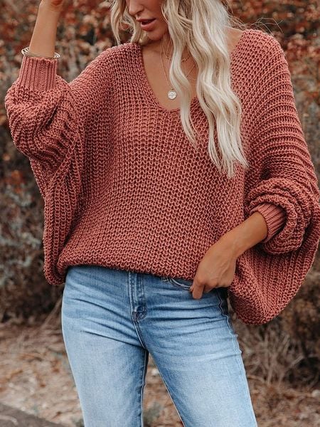 Milan Kiss Sweter w kolorze czerwonobrązowym rozmiar: L. Brązowe swetry klasyczne damskie Milan Kiss, l, ze splotem, bez kołnierzyka. Za 152.62 zł.