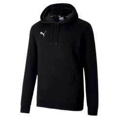 Bluza treningowa męska Puma teamGOAL 23 Causals Hoody. Czarne bluzy bez kaptura męskie Puma, bez wzorów, sportowe, bez kołnierzyka, bez ramiączek. Za 129.00 zł.