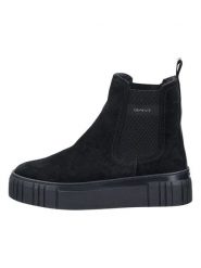 GANT Footwear Skórzane sztyblety "Snowmont" w kolorze czarnym rozmiar: 37. Czarne botki damskie GANT Footwear, ze skóry, sportowe, bez obcasa, bez zapięcia. Za 378.54 zł.