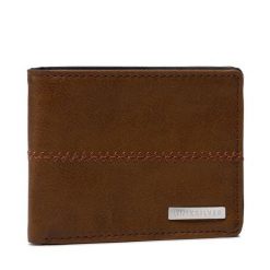 Portfel Quiksilver. Brązowe portfele męskie Quiksilver, bez wzorów. Za 129.99 zł.