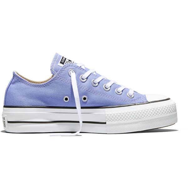 Buty sportowe Converse Chuck Taylor All Star Lift. Niebieskie buty sportowe na co dzień damskie Converse, z materiału, bez zapięcia. Za 390.00 zł.