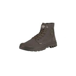 Buty Palladium Mono Chrome zielone. Zielone buty sportowe na co dzień damskie Palladium, z aplikacjami, z bawełny. Za 328.00 zł.