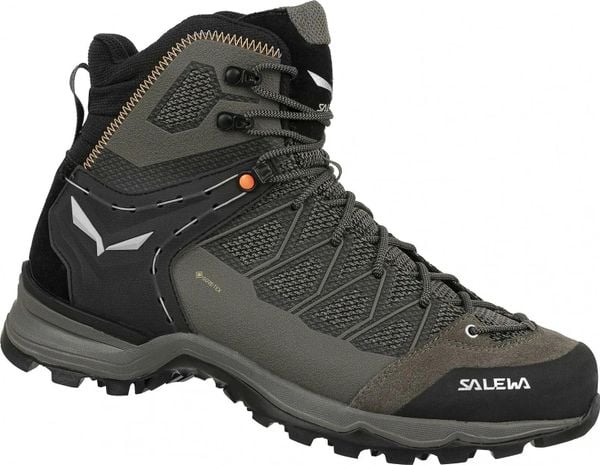 Buty trekkingowe męskie Salewa Mtn Trainer Lite Mid Gtx. Szare buty trekkingowe męskie Salewa, na zimę, z materiału, za kostkę, bez zapięcia, trekkingowe. Za 1,087.00 zł.