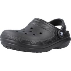 Sandały CROCS CLASSIC LINED CLOG Czarny. Czarne sandały męskie Crocs, z gumy, bez zapięcia. Za 228.10 zł.