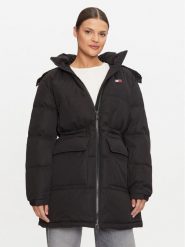 Tommy Jeans Kurtka puchowa Alaska DW0DW18821 Czarny Regular Fit. Czarne kurtki damskie Tommy Jeans, m, bez wzorów, z jeansu, bez kaptura. Za 1,259.00 zł.