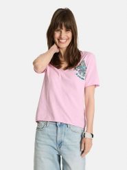 LIEBLINGSSTÜCK Koszulka "Calina" w kolorze jasnoróżowym rozmiar: 3XL. Różowe bluzki damskie LIEBLINGSSTÜCK, xl, bez wzorów, z bawełny, bez kołnierzyka, bez ramiączek. Za 134.95 zł.
