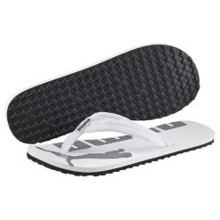 Klapki Puma Epic Flip V2 unisex. Białe klapki i japonki męskie Puma, z materiału. Za 110.23 zł.