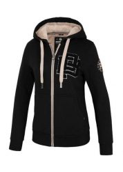 Bluza damska Pitbull rozpinana z kapturem Sherpa Ruffina. Białe bluzy z kapturem damskie PITBULL, m, z bawełny. Za 269.00 zł.