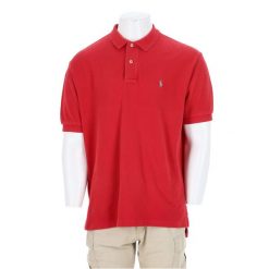Second life - Polo Ralph Lauren koszulka męska z krótkim rękawem - Jak nowy. Czerwone koszulki polo męskie Ralph Lauren, l, bez ramiączek, na golfa. Za 127.76 zł.
