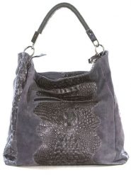 Anna Morellini Skórzana torebka "Alessandra" w kolorze szarym - 38 x 36 x 14 cm rozmiar: onesize. Szare torebki klasyczne damskie Anna Morellini, bez wzorów, z materiału, bez dodatków. Za 304.99 zł.