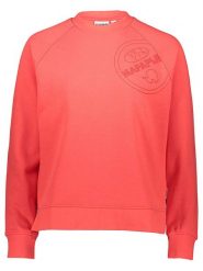 Napapijri Bluza w kolorze czerwonym rozmiar: L. Czerwone bluzy bez kaptura damskie Napapijri, l. Za 171.28 zł.