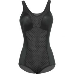 Body shape Level 3 bonprix czarny. Czarne body damskie bonprix, bez wzorów, z bawełny. Za 89.99 zł.