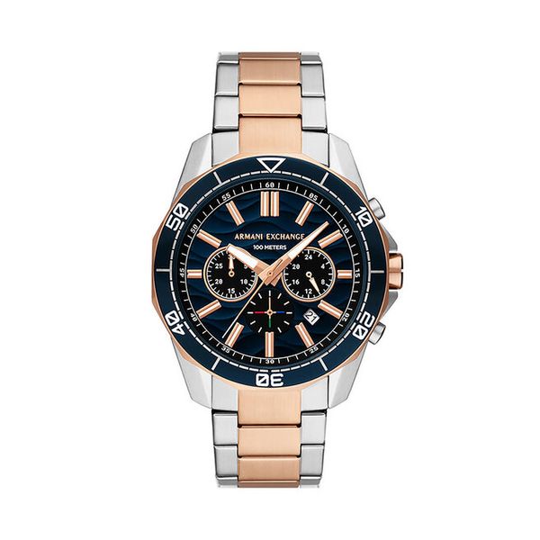 Zegarek Armani Exchange. Szare zegarki męskie Armani Exchange, srebrne. Za 849.99 zł.