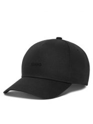 HUGO Czapka z daszkiem 50519255 Czarny. Czarne czapki z daszkiem damskie Hugo, bez wzorów, z bawełny. Za 159.99 zł.