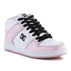 Buty DC Manteca 4 Mid J W ADJS100162-LTP różowe. Czerwone buty sportowe na co dzień damskie bez wzorów, z gumy. Za 503.88 zł.